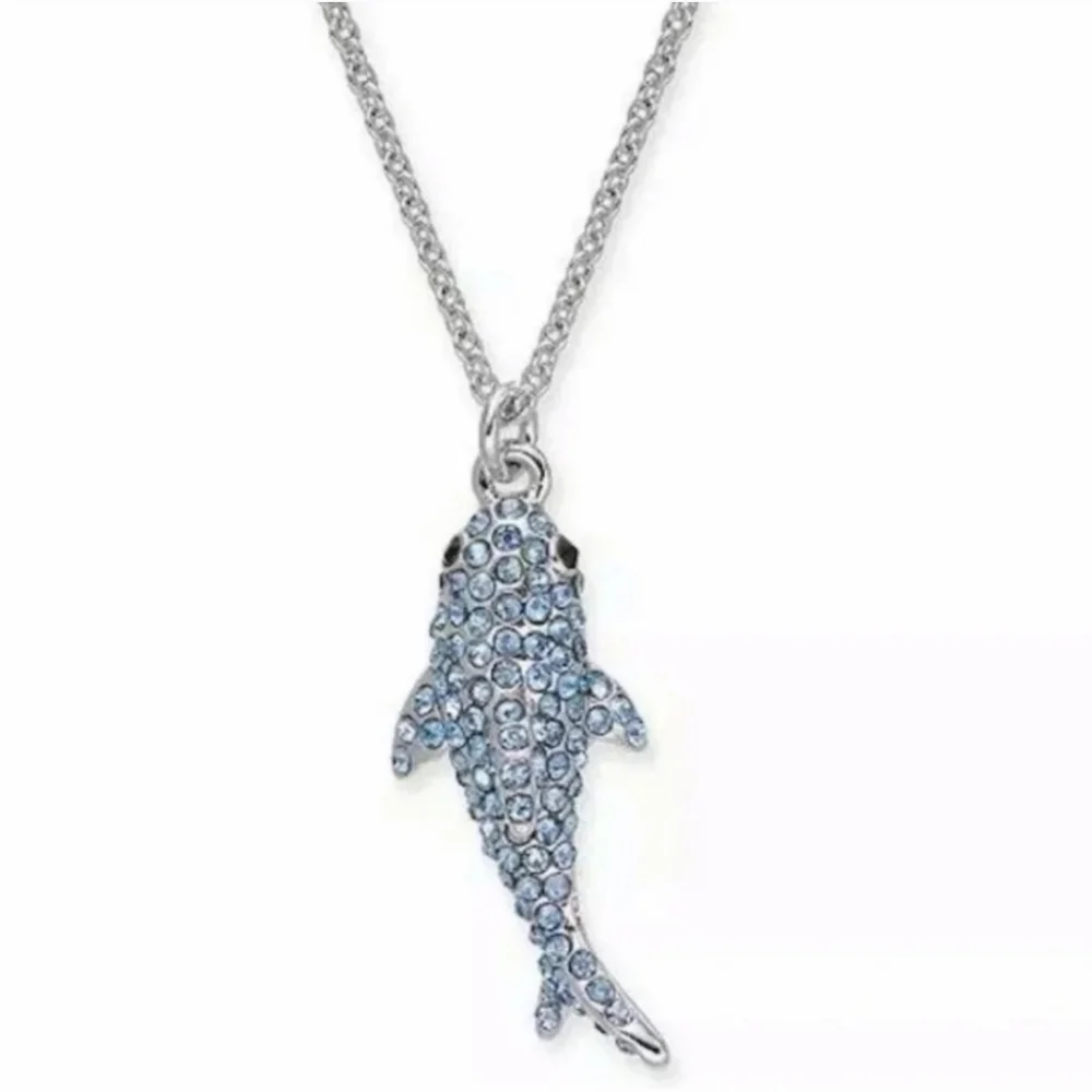 💙▪️ Kate Spade▪️ California Dreaming Pave Shark Pendant Necklace ✨️🦈